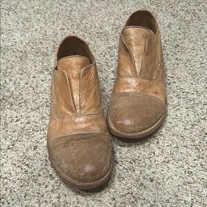 BED|STU Tan Boots with Soft Leather and Slip-On Design